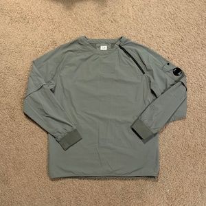 (New) C.P. Company Men's Stretch Nylon Garment Dyed Sweatshirt (Green, size L)